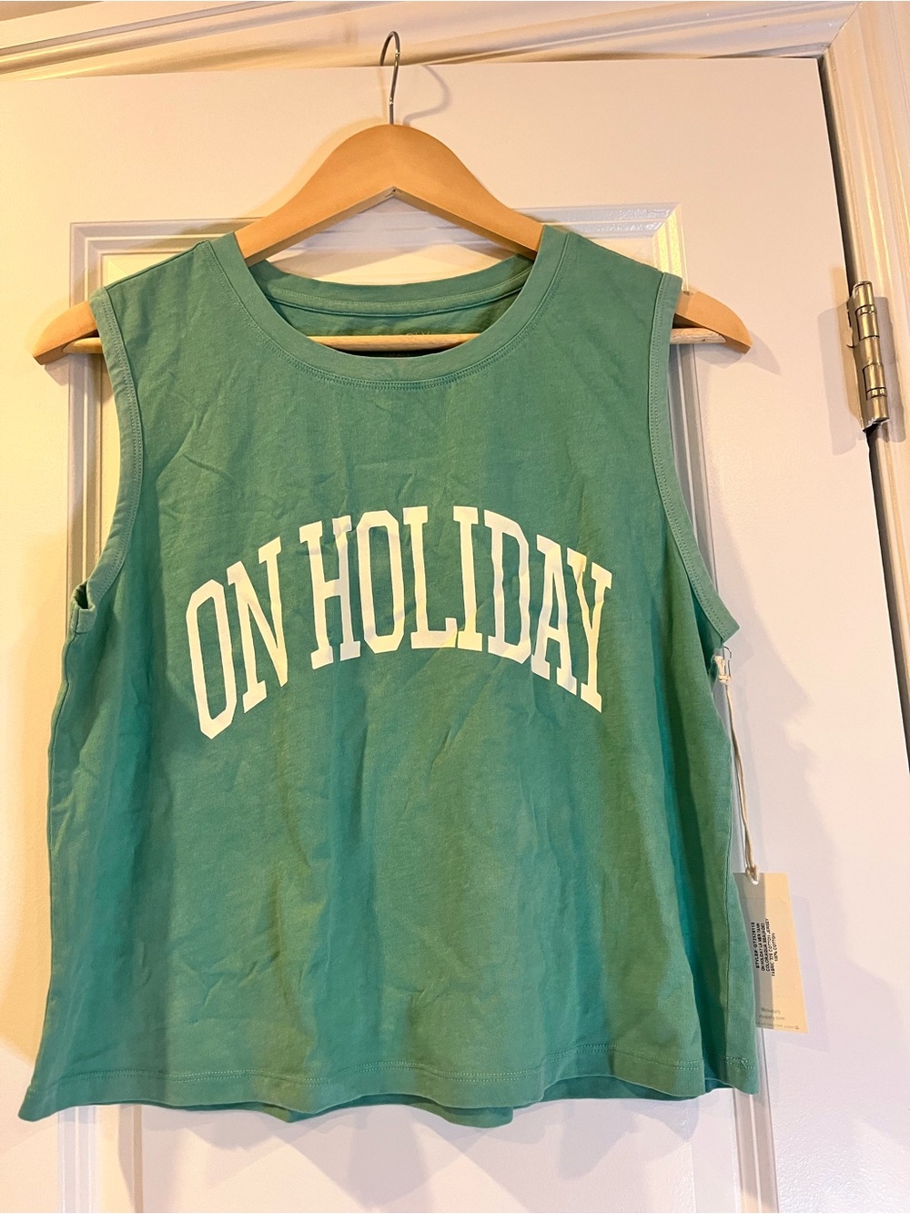 NWT Z Supply On Holiday Green Sleeveless Tank Top- small